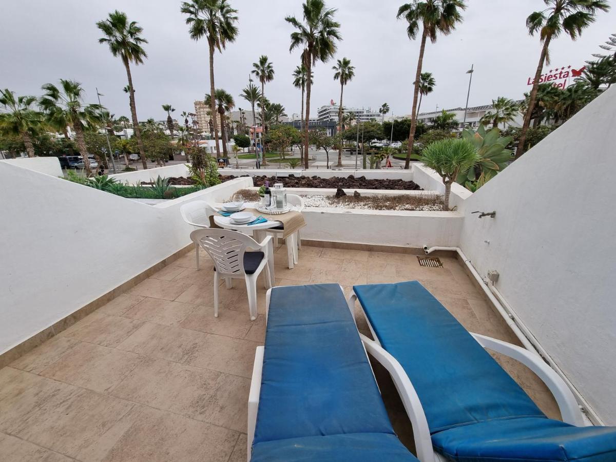 Duplex Apartment Vistamar, Sea-View, Heated Pool In Parque Santiago 2, Wifi プラヤ・デ・ラス・アメリカス エクステリア 写真